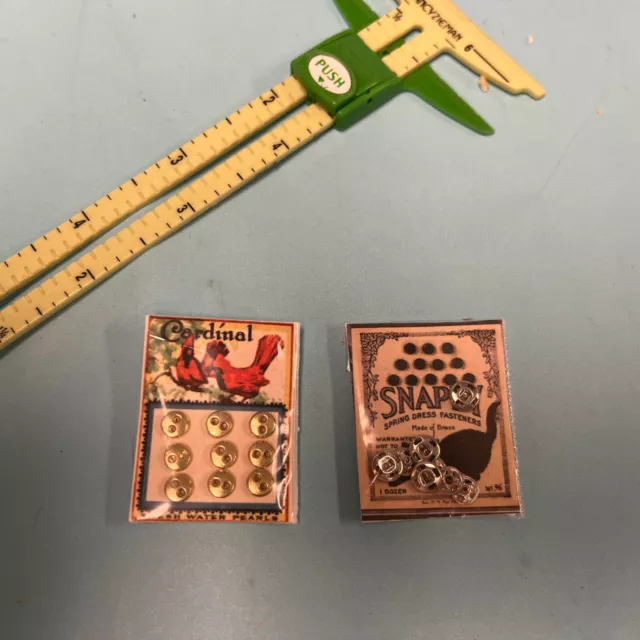 Tiny 5mm Doll Buttons And Snaps Doll Sewing