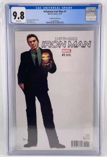 Infamous Iron Man #1 2016 Deodato Variant Cover CGC 9.8