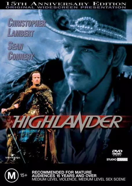 Highlander : Sean Connery : NEW DVD : Region 4