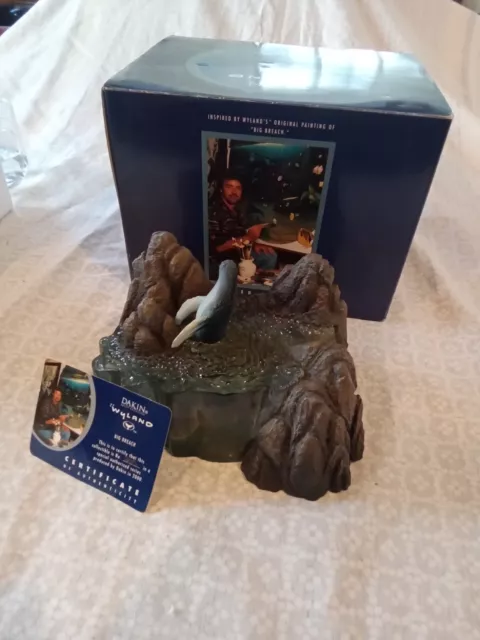 Wyland Dakin Big Breach Whale Figurine Sculpture Wyland Dakin Big Breach Whale Figurine Sculpture