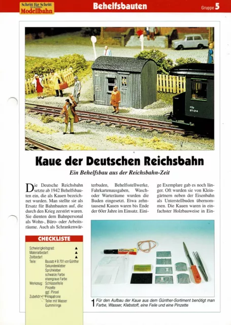 Eine vorbildgerechte Kaue aus der Reichsbahn-Zeit / Bauanleitung