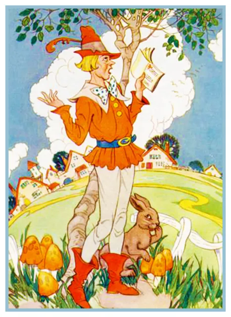 El Fairy Libro Cuentos Por Dorothy M. Wheeler Punto de Cruz Patrón