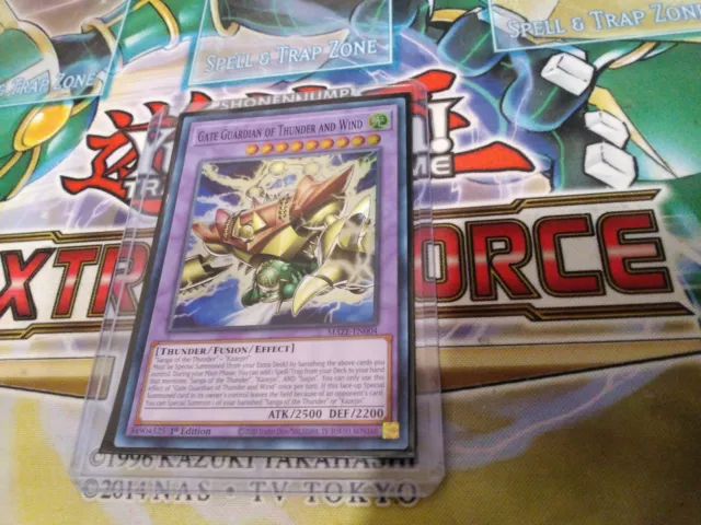 YuGiOh - Gate Guardian Of Thunder And Wind - MAZE-EN004 - Super Rare - 1st - NM