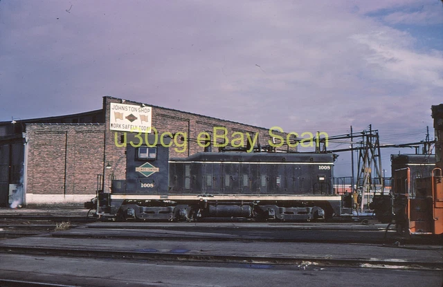G Original Slide - IC Illinois Central NW2 1008 Memphis TN 1972