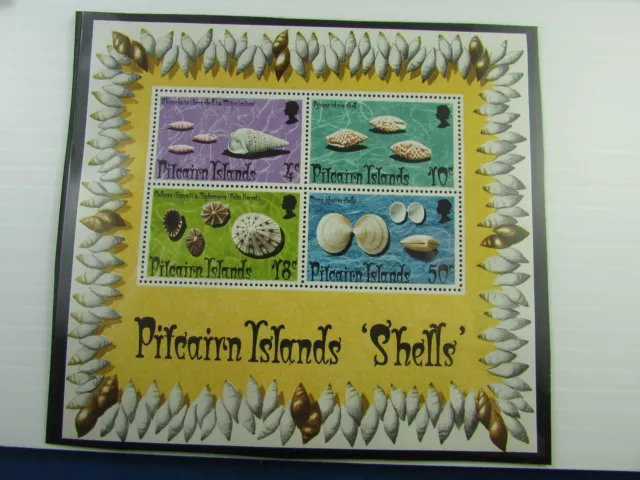 1974 Pitcairn Islands SC #140a SEA SHELLS  MARINE LIFE MH SS