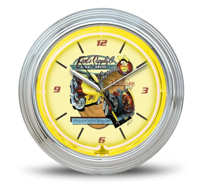 Earls 11000ERL Earl's Neon Clock