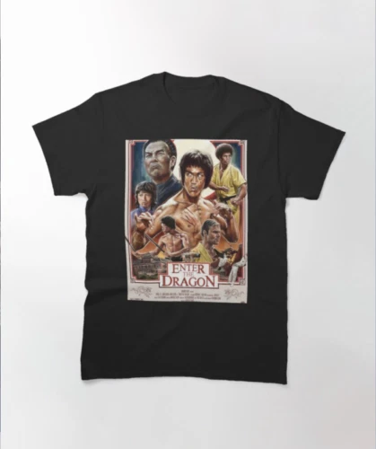 Enter The Dragon Movie T-Shirt S-5Xl Unisex Cult 70'S Bruce Lee