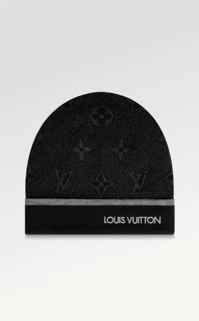 GENUINE LOUIS VUITTON Monogram Eclipse Hat And Scarf Set - Trusted Seller ✓  £360.00 - PicClick UK