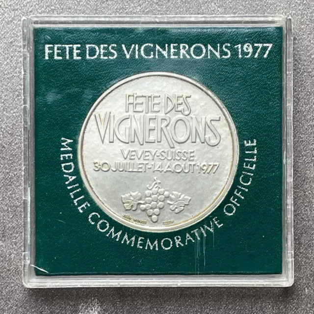 Switzerland, silver Medal 1977 fête des vignerons