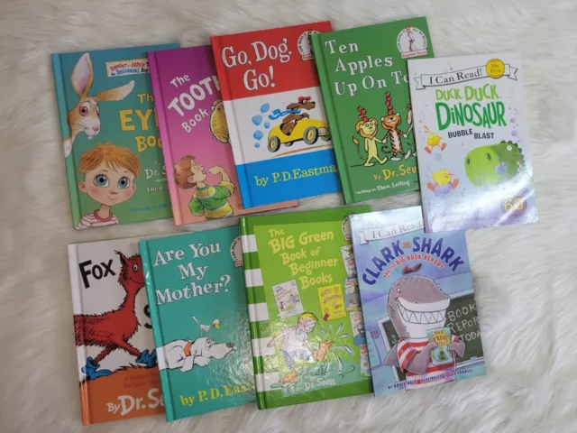 DOCTOR SEUSS BOOK lot tooth eye book go dog go i can read beginners ...