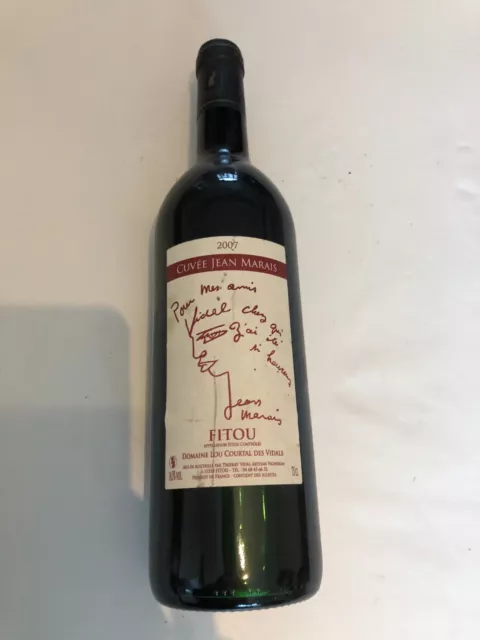 bouteille de vin fitou 2007 cuvée Jean Marais