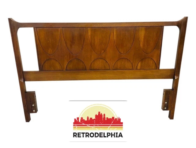 Mid-Century Broyhill Brasilia Walnut Full Headboard