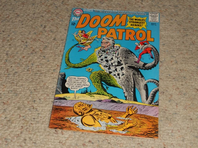 1965 THE DOOM PATROL DC Comic Book #95 - Bob Brown Cover - Nice Copy!!!