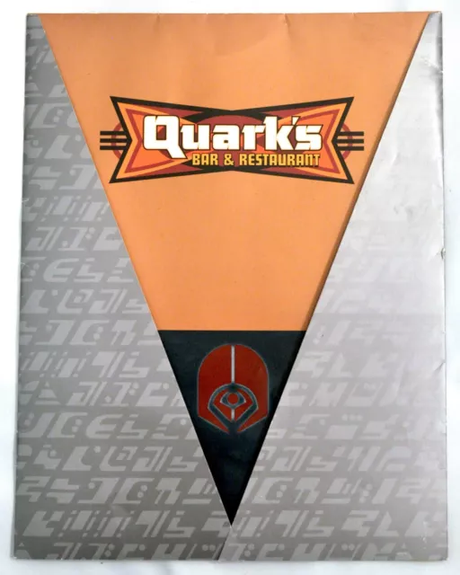 Star Trek the Experience - Quarks Bar menu - 1998