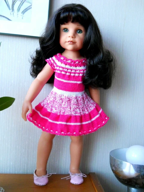 Tenue En Laine Pour Poupée Götz 50 Cm - Hannah, Zwergnase, Fanouche - Fait Main