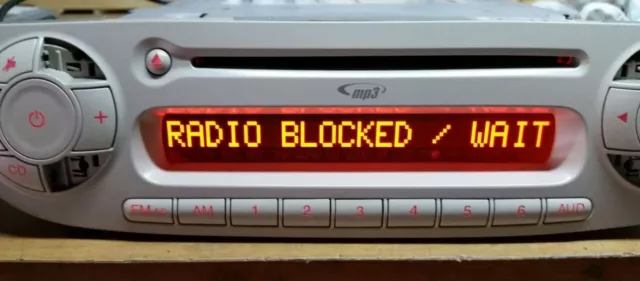 RADIO BLOCKED/WAIT Fiat 500 BOSCH e/o BLAUPUNKT CODE RADIO UNLOCK