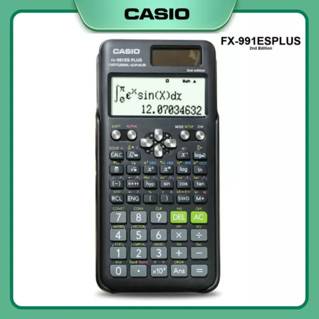 CASIO Scientific Calculator FX-991 FX991ES FX-991ESPLUS-2-W 2nd EDITION New Mode