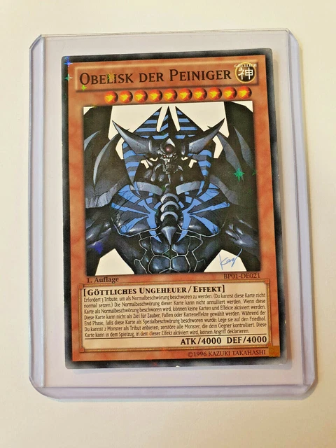 OBELISK DER PEINIGER BP01DE021 Starfoil 1 Auflage YUGIOH Karte