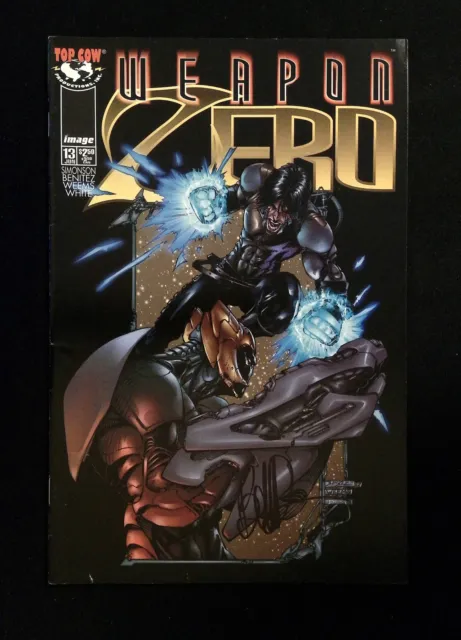 Weapon Zero #13 (2ND SERIES) Image Comics 1997 VF+  SIGNED JOE BENITEZ