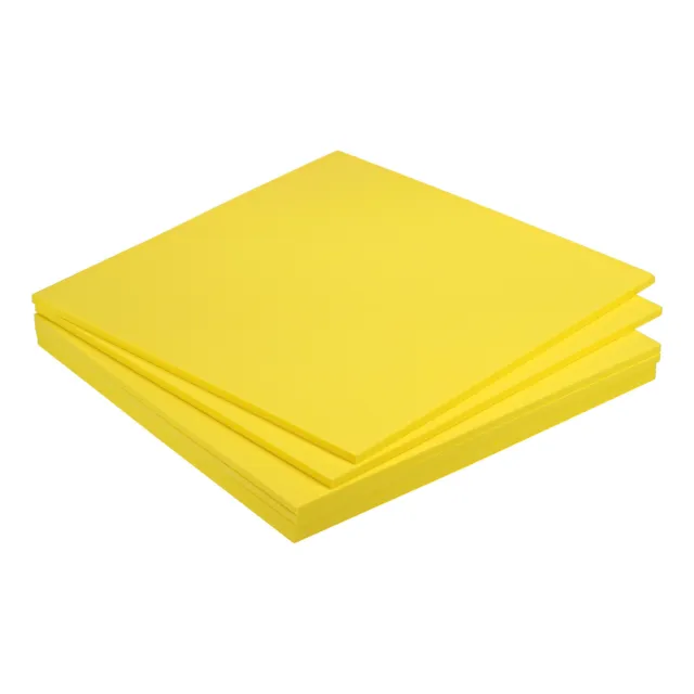 EVA Schaumstoffblätter gelb 9,8 Zoll x 9,8 Zoll 5 mm dick Handwerk Schaumstoffblätter 6 Stck.