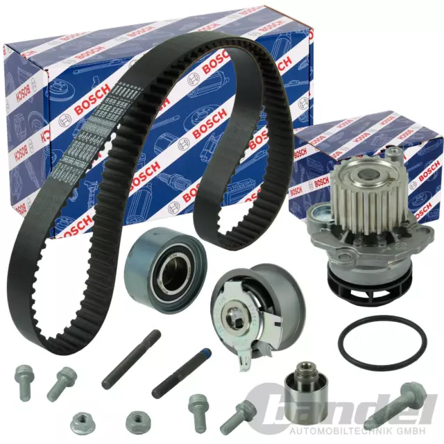 BOSCH ZAHNRIEMENSATZ+ WASSERPUMPE für AUDI A3 8P A4 B7 A6 C5 VW GOLF 5 2.0 TDI