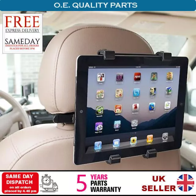 Car Back Seat Headrest Mount Tablet Holder Universal for iPad iPhone Phones GPS