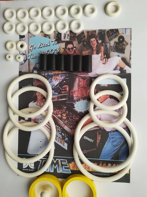 Kit D'élastiques Caoutchouc Pour Flipper Williams Travel Time - Neuf