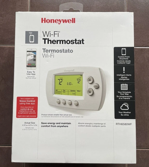 HONEYWELL HOME WIFI 7Day Programmable Thermostat (RTH6580WF),AS IS