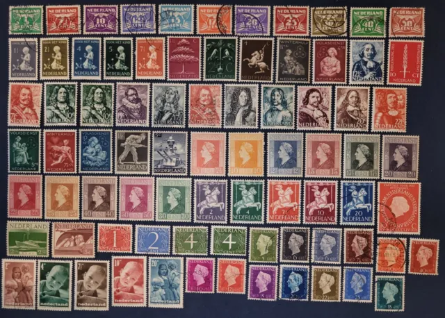 Lot9 Alte Briefmarken Niederlande🇳🇱 Un/Gestempelt Motive Serien Shipping 🌐