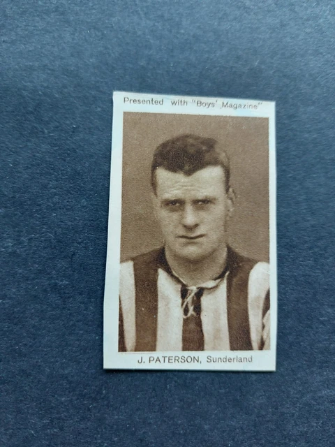 Boys Magazine - Art Photos of Footballers & Misc. - J Paterson (2) - Sunderland