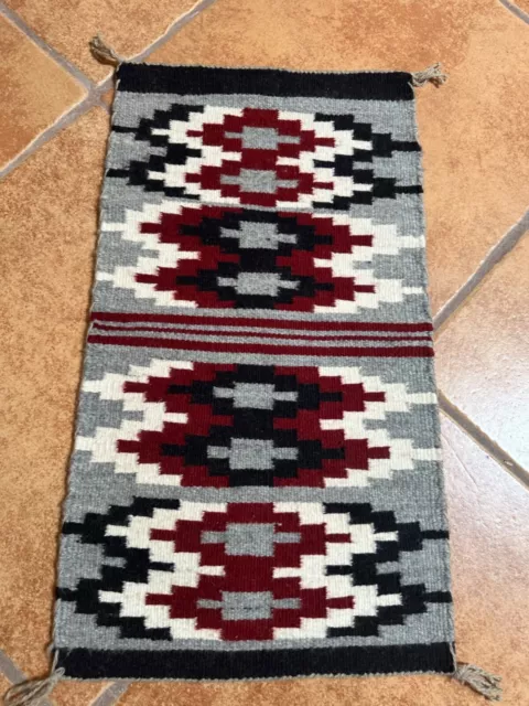 Vintage handmade authentic Navajo Rug