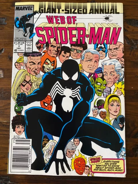 1987 Web Of Spider-Man Annual #3 8.5 Vf+