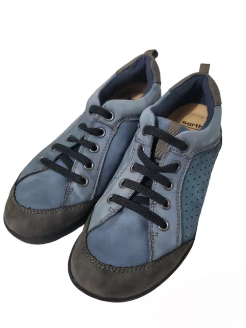 Earth Origins Womens Size 6 M Rapid Rachael leather Shoes With Elastic Laces