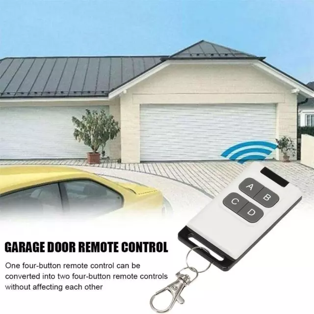 300-868MHZ Garage Door Remote Control Key Fob Duplicator Cloning Wireless] C9C1