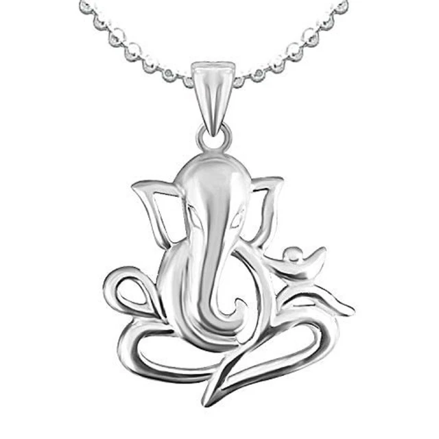 Indisch Traditionell Pure 92.5 Sterlingsilber Divine Anhänger für Mädchen Jungen