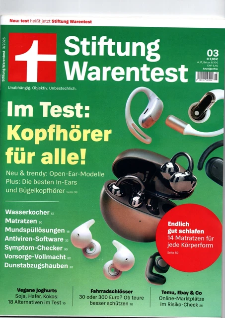 Stiftung Warentest Aktuelles Heft