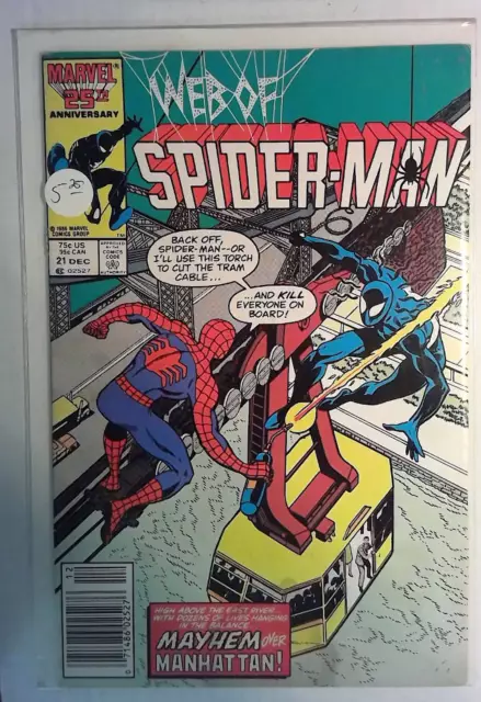 Web of Spider-Man #21 Marvel Comics (1986) VF+ 1st Series 1st Print Comic Book