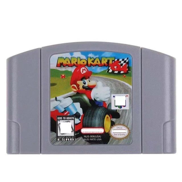 MARIO KART 64 Video Game Cartridge Console Card For Nintendo N64 Racing