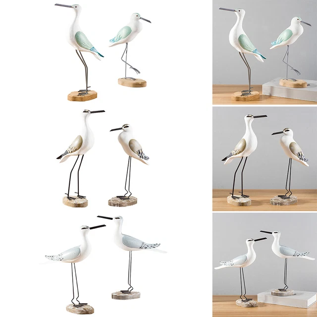 Desktop Möwe Figuren Vogel Statue Dekoration DIY Dekor Requisiten Haus