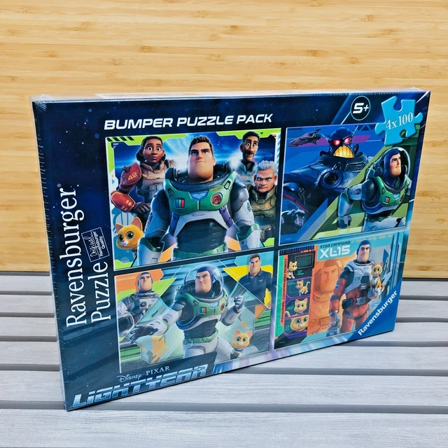 RAVENSBURGER DISNEY PIXAR Buzz Lightyear Bumper Jigsaw Puzzles 4 x ...