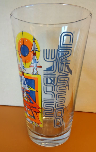 Atari 2009 Collectible Large Pint Drinking Glass -- Missile Command