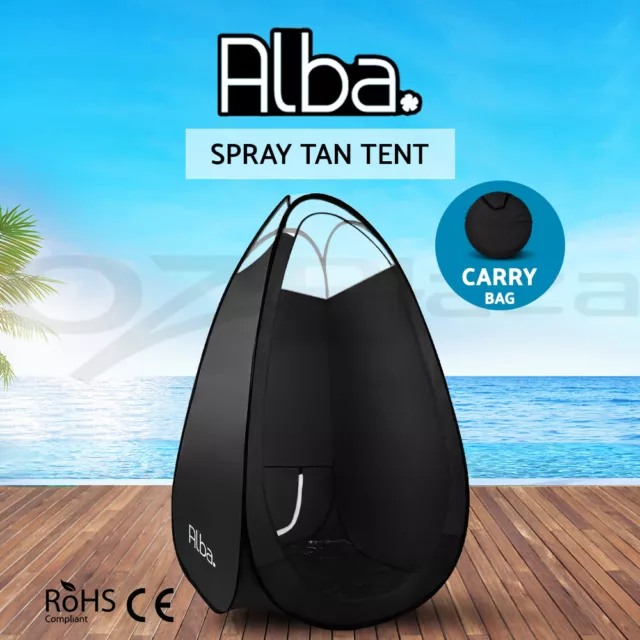 Alba. Spray Tan Tent Booth Pop Up Sunless Tanning Sun Care Carry Bag