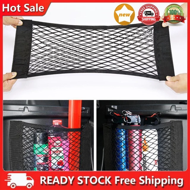 Car Back Mesh Bag 2-Layer Universal Car Interior Accessory