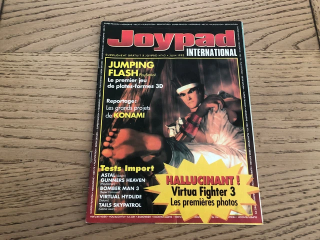 JOYPAD N°44 – Magazine Jeu Vidéo Rétro : Virtua Cop, Mario World 2, Parodius