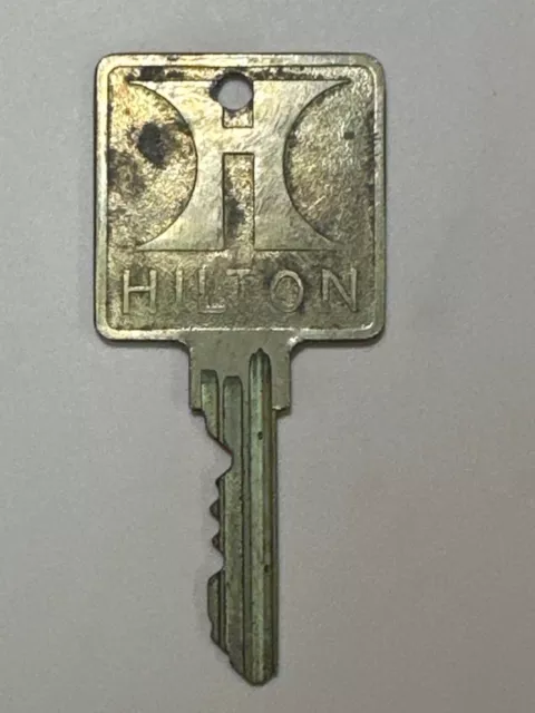 Vintage Hilton Hotel Motel Room Key Baltimore Maryland #2529