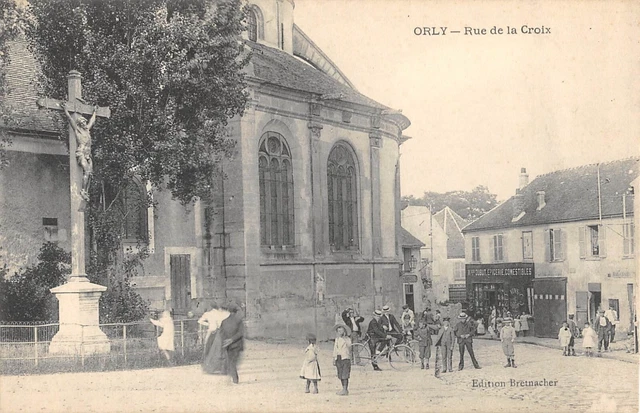 Cpa 94 Orly / Rue De La Croix