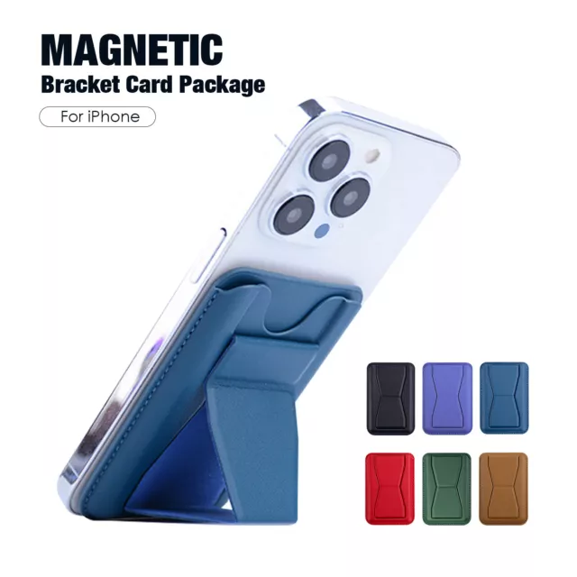Kickstand Wallet Leather Card Slot For MagSafe Apple iPhone 14 13 12 Pro Max New