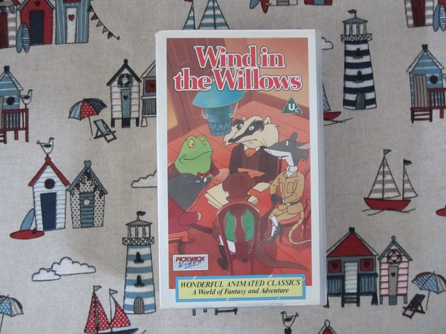 THE WIND IN The Willows 1988 Animated Film Vhs Video Tape Uk Pal Format ...