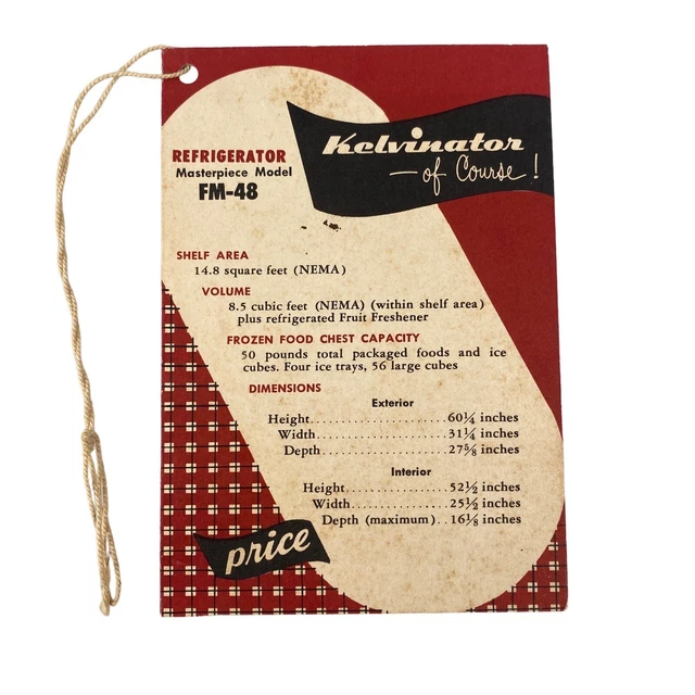 Vintage Kelvinator Foodarama FOR SALE! PicClick