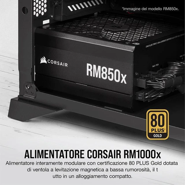 Corsair RM1000x Alimentatore PC,Modulare,80Plus Gold,1000Watt,Nero CP-9020201-EU 7